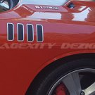 TWO 2008 - 2020 CHALLENGER Cuda Vent Decal Graphic Vinyl SRT RT R/T 392 HEMI 5.7