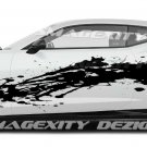 MATTE BLACK Splash SPLATTER  CAST VINYL DECAL KIT GRAPHICS CAMARO  SS ZL1 RS CHEVROLET VINYL INK