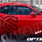 Demon  CAST VINYL DECAL KIT GRAPHICS  Stripe Challenger Pitchfork Custom MOPAR M reflective Dodge