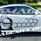 SRT  CAST VINYL DECAL KIT GRAPHICS  CHARGER MOPAR SCAT PACK BEE HONEYCOMB custom HONEY COMB