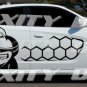 SRT  CAST VINYL DECAL KIT GRAPHICS  CHARGER MOPAR SCAT PACK BEE HONEYCOMB custom HONEY COMB