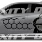 SRT  CAST VINYL DECAL KIT GRAPHICS  CHARGER MOPAR SCAT PACK BEE HONEYCOMB custom HONEY COMB
