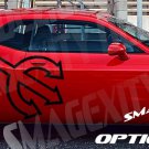 Demon  CAST VINYL DECAL KIT GRAPHICS  Stripe Challenger Pitchfork Custom MOPAR M Dodge SRT 840 HP