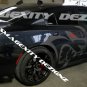 Huge reflective  CAST VINYL DECAL KIT GRAPHICS  CHARGER MOPAR SRT LOGO COMBO HEMI 392 Hellcat