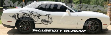 '19 '17 Graphic CHALLENGER SRT SUPER BEE Scat Pack PASSENGER HEMI '18 REFLECTIVE