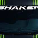 WHITE DODGE SHAKER WINDSHIELD BANNER DECAL STICKER Scat Pack CHALLENGER SRT 392