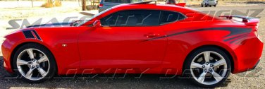Custom MATTE BLACK Tribal  Decal Graphic Vinyl 2018 Stripe Camaro SS RS 2017 ZL1