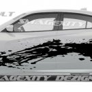 MATTE BLACK Splash SPLATTER CAST VINYL DECAL KIT GRAPHICS  CHARGER MOPAR SRT HEMI 392 HELLCAT