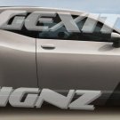 MATTE BLACK Graphic Racing Stripe Challenger RT SRT HEMI 392 Scat Pack Mopar 6.4