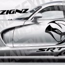 TRIBAL Decals Graphics Vinyl Viper Stryker logo MOPAR Striker Venom SRT ACR