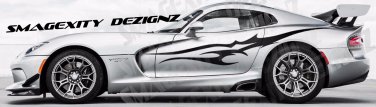 2014-2017 VIPER SRT GT CUSTOM CAST VINYL DECAL KIT GRAPHICS  STRIPES TRIBAL DODGE