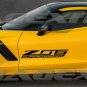 MATTE BLACK Custom CAST VINYL DECAL KIT GRAPHICS Racing CORVETTE C6R Z06 ZR1 Chevrolet C7R