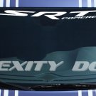 WHITE SRT POWERED Windshield Banner Scat Pack 6.4 392 HEMI Mopar R/T