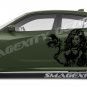 REFLECTIVE BLACK Challenger Charger CAST VINYL DECAL KIT GRAPHICS Poison Ivy Gotham Decal BATMAN DC