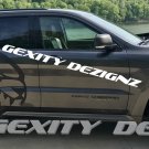 REFLECTIVE BLACK Decals Graphics MOPAR HELLCAT HEMI 392 SRT JEEP TRACK HAWK
