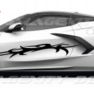 CORVETTE C8 STINGRAY CAST VINYL DECAL KIT GRAPHICS TRIBAL