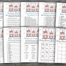 Hippo baby shower games package,Hippopotamus baby shower games package,9 Games,INSTANT DOWNLOAD-291