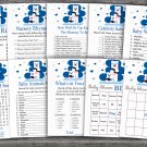 Polar bear baby shower games package,bear baby shower games package,9 Games,INSTANT DOWNLOAD-280