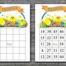 Happy easter bingo cards,Easter Bingo,Printable Easter Games,60 Printable bingo card--012