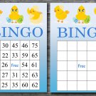 Happy easter bingo cards,easter chick bingo cards,Easter Bingo,60 Printable bingo card--013