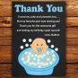 Little baby invitation,Little baby invite,Little baby thank you card FREE--130