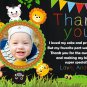 Jungle Safari birthday invitation,Jungle Safari invite,Jungle Safari thank you card FREE--140