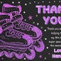 Roller skating birthday  invitation,Roller skating  invite,Roller skating thank you card FREE--141