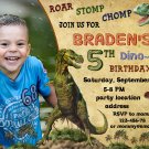 Dinosaur birthay invitation,Dinosaur birthay invite,Dinosaur thank you card FREE--142