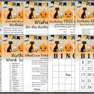 Halloween Birthday Games package,Adult Birthday Games,Halloween Party,9 Games,INSTANT DOWNLOAD