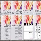 Tribal Feather Birthday Games package,Adult Birthday Games,Boho birthday,9 Games,INSTANT DOWNLOAD