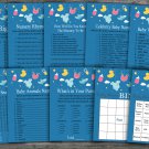 Child toys baby shower games package,toys baby shower games package ,9 Games,INSTANT DOWNLOAD-317