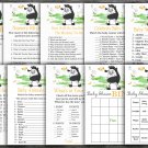Cute Zebra baby shower games package,Safari baby shower games package ,9 Games,INSTANT DOWNLOAD-323