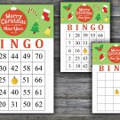 Christmas bingo game,merry christmas bingo,Christmas Party ,Holiday Bingo,INSTANT DOWNLOAD--10