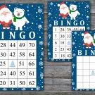 Christmas bingo game,Santa polar bear bingo,Christmas Party bingo,Holiday Bingo,INSTANT DOWNLOAD--37