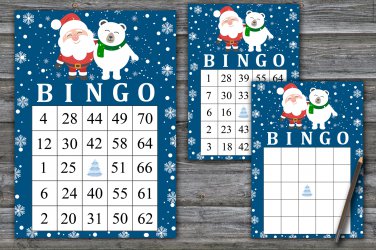 Christmas picture bingo