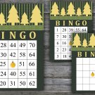 Christmas bingo game,Gold christmas tree bingo,Christmas Party ,Holiday Bingo,INSTANT DOWNLOAD--45