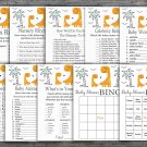 Dinosaur baby shower games package,Dino baby shower games pack,9 Games,INSTANT DOWNLOAD-332