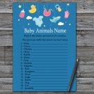 Baby toys Baby Animals Name Game,Baby toys Baby shower games,INSTANT DOWNLOAD--317