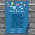 Baby toys Celebrity Baby Name Game,Baby toys Baby shower games,INSTANT DOWNLOAD--317