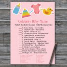Baby toys Celebrity Baby Name Game,Baby toys Baby shower games,INSTANT DOWNLOAD--316