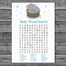 Cute elephant Baby Shower Word Search Game,Cute elephant Baby shower games,INSTANT DOWNLOAD--303
