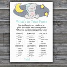 Teddy bear What's In Your Purse Game,Teddy bear Baby shower games,INSTANT DOWNLOAD--286