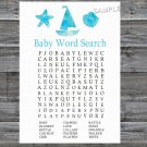 Under the sea Baby Shower Word Search Game,Ship Baby shower games,INSTANT DOWNLOAD--218