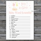Stork nest Baby word scramble game,Stork nest Baby shower games,INSTANT DOWNLOAD--211