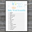 Stork nest Baby word scramble game,Stork nest Baby shower games,INSTANT DOWNLOAD--210