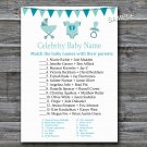 Baby carriage Celebrity Baby Name Game,Baby carriage Baby shower games,INSTANT DOWNLOAD--172