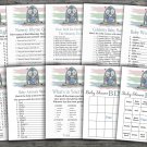 Penguin baby shower games package,Penguin baby shower games pack,9 Games,INSTANT DOWNLOAD-384