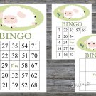 Little lamb bingo game,lamb bingo card,birthday bingo games,60 Printable card,INSTANT DOWNLOAD--308