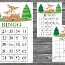 Cute Deer bingo game,Deer bingo card,birthday bingo games,60 Printable card,INSTANT DOWNLOAD--277