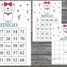 Cat or Kitten bingo game,Cat or Kitten bingo card,60 Printable card,INSTANT DOWNLOAD--206